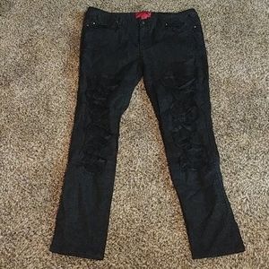 Tripp Nyc Distressed Pants
